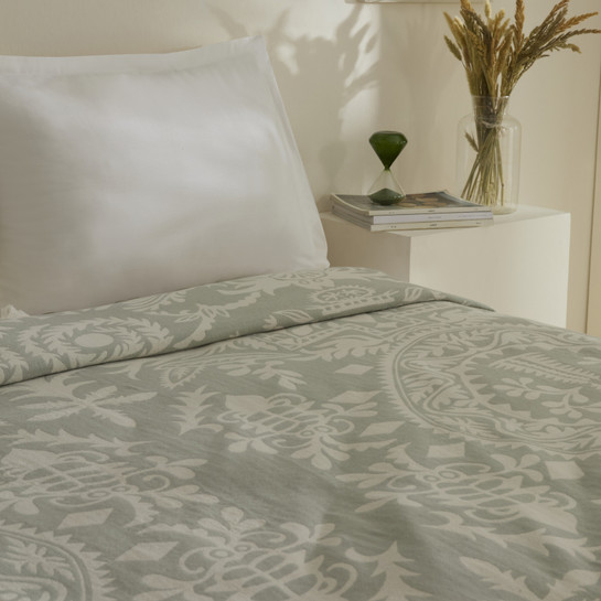 Karaca Home Avery Müslin Çift Kişilik Pike Takımı Mint