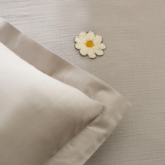 Karaca Home Liona %100 Pamuk Müslin Çift Kişilik Pike Takımı Gri 