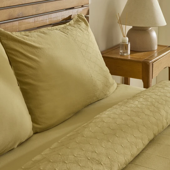 Karaca Home Carmine %100 Pamuk Nakışlı Çift Kişilik Nevresim Takımı Yeşil