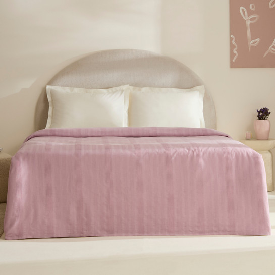 Karaca Home Layna Ecocell Çift Kişilik Tek Pike Mürdüm
