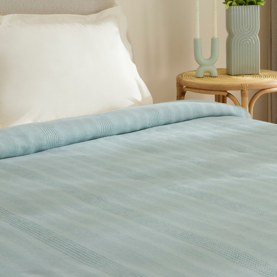 Karaca Home Layna Ecocell Çift Kişilik Tek Pike Mavi