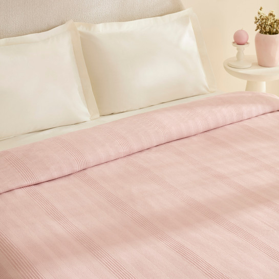 Karaca Home Layna Ecocell Çift Kişilik Tek Pike Pudra