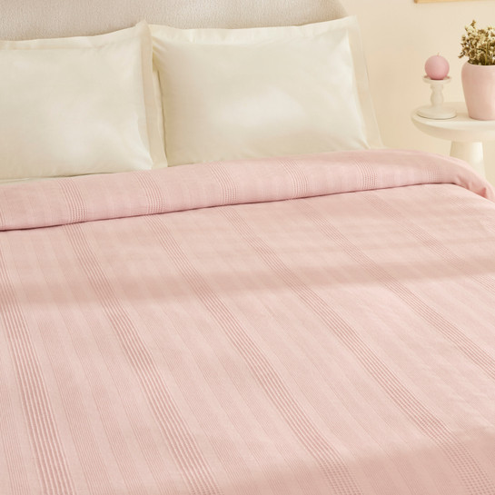 Karaca Home Layna Ecocell Çift Kişilik Tek Pike Pudra