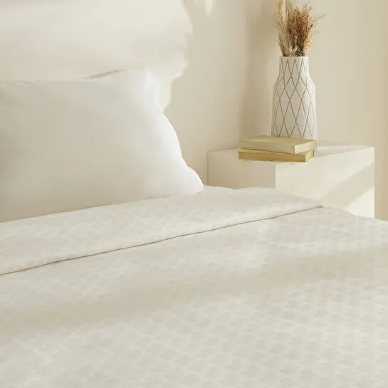 Karaca Home Sarra Britli Bambu Çift Kişilik Pike Takımı Ekru