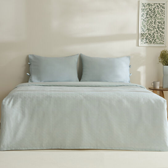 Karaca Home Sarra Britli Bambu Çift Kişilik Pike Takımı Mint