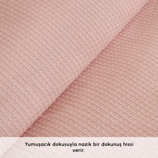 Karaca Home Maisy Bambu Çift Kişilik Pike Takımı Pudra