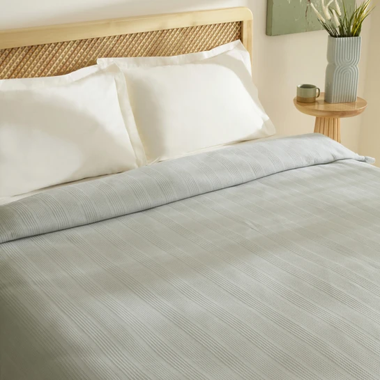 Karaca Home Maye %100 Pamuk Fırfırlı Çift kişilik Tek Pike Mint