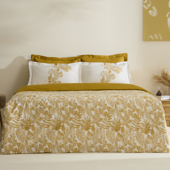 Karaca Home Orla %100 Pamuk Tek Kişilik Nevresim Takımı Sarı