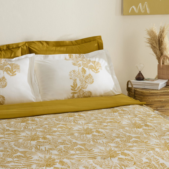 Karaca Home Orla %100 Pamuk Tek Kişilik Nevresim Takımı Sarı