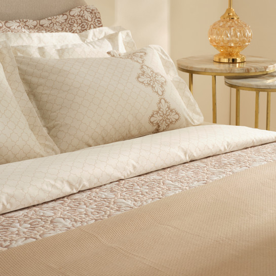 Karaca Home Luvina 8 Parça Çift Kişilik Summer Set Bej 