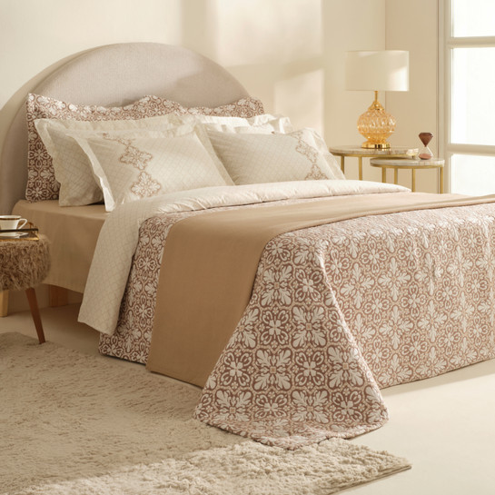 Karaca Home Luvina 8 Parça Çift Kişilik Summer Set Bej 