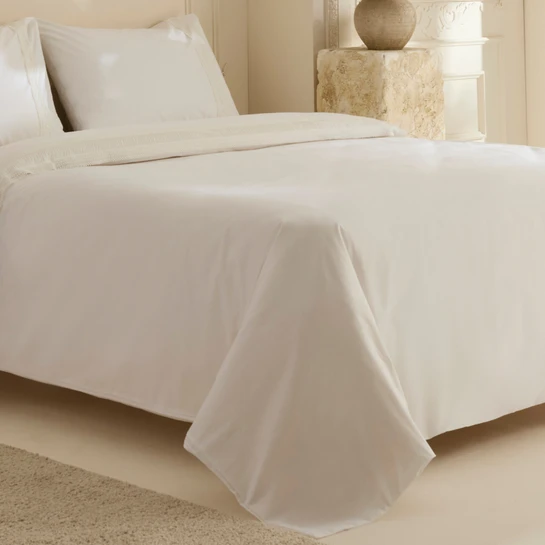 Karaca Home White Coll Lumier %100 Pamuk Çift Kişilik Nevresim Takımı Beyaz