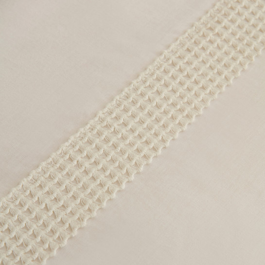 Karaca Home White Coll Cielo %100 Pamuk Çift Kişilik Nevresim Takımı Beyaz