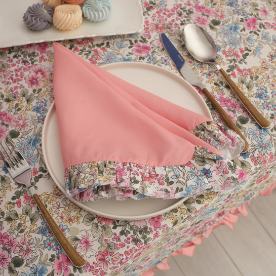 Karaca Home Alice 2'li Dertsiz Kumaş Peçete 45X45 cm Pembe