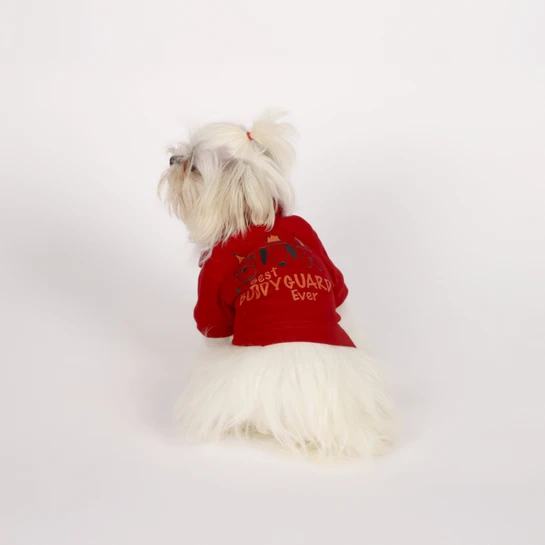 Karaca Home x Pati Best Buddyguard Ever T-Shirt XL Beden Kırmızı
