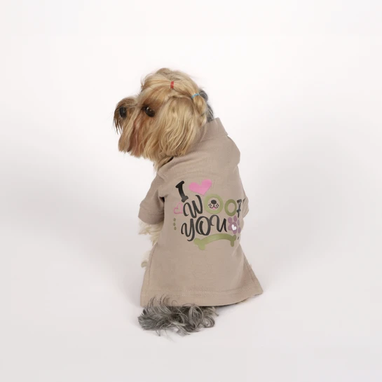 Karaca Home x Pati I Woof you T-Shirt S Beden Vizon
