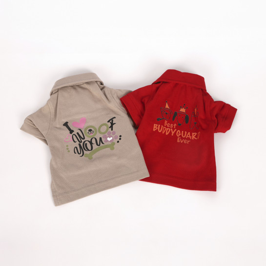 Karaca Home x Pati I Woof you T-Shirt XL Beden Vizon