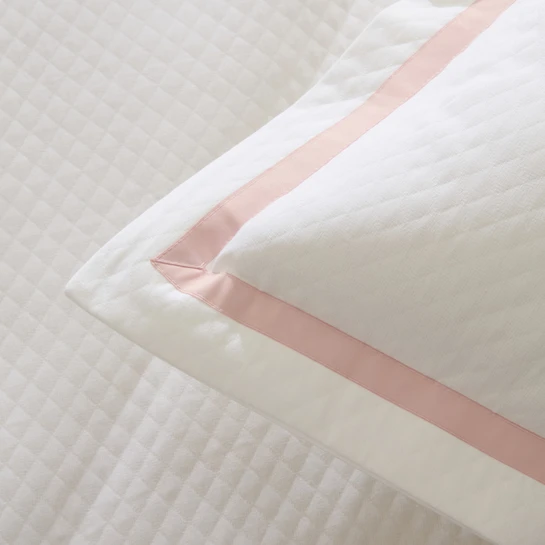Karaca Home White Collection Doris %100 Pamuk Çift Kişilik Yatak Örtüsü Takımı Pudra