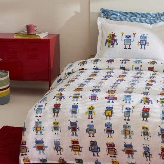 Karaca Home Young Voltrab %100 Pamuk Tek Kişilik Pike Takımı Multicolor