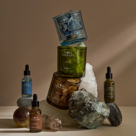 Karaca Home Stone Theraphy Kristal Koku Taşı Seti Calm 