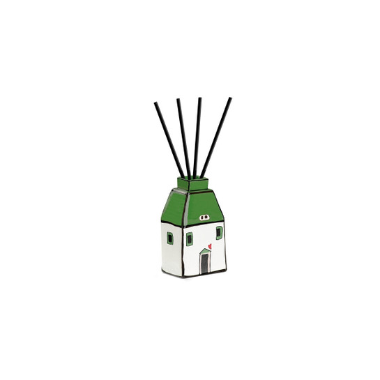 Egan Italy Le Casette Çubuklu Koku Difüzörü 6 cm x 11 cm Yeşil