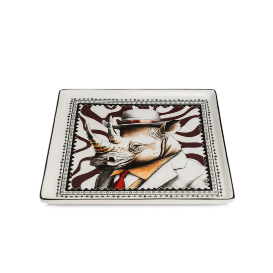 Egan Italy Human Essence Gergedan Desenli Tabak 19x19 cm