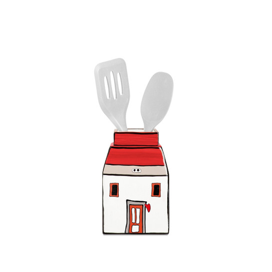Egan Italy Le Casette Le Casette Kaşıklık Kırmızı 11x17 cm
