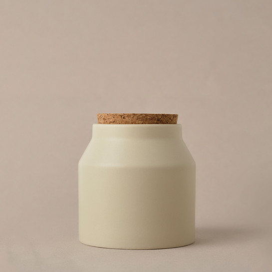 Cooklife Kavanoz Stoneware Kemik Beyazı 500 ml