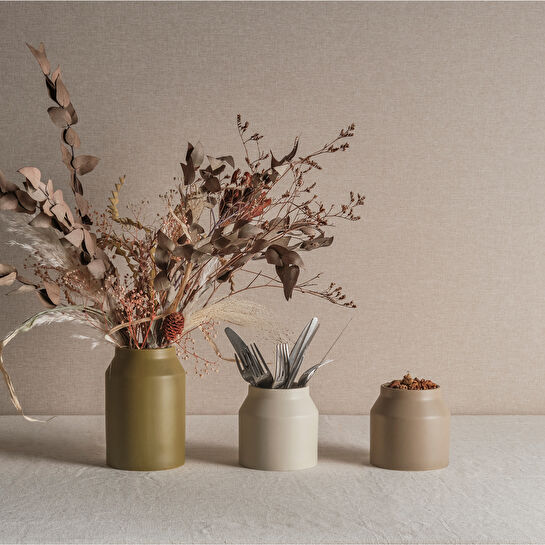 Cooklife Kavanoz Stoneware Bej 500 ml 