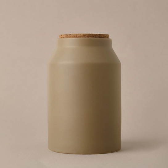 Cooklife Kavanoz Stoneware Bej 800 ml 