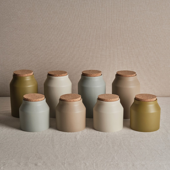 Cooklife Kavanoz Stoneware Bej 800 ml 