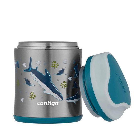 Contigo Köpek Balığı Paslanmaz Çelik Vakumlu Yemek Kabı 300 ml