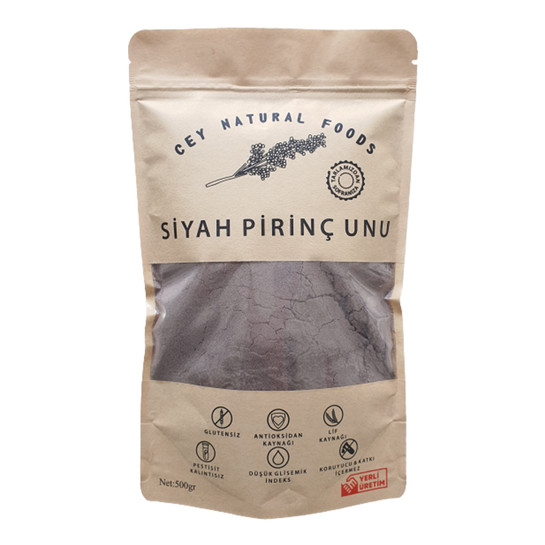 CEY NATURAL SİYAH PİRİNÇ UNU 500 G