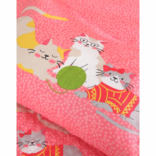Karaca Home Young Cats %100 Pamuk Tek Kişilik Complete Takım
