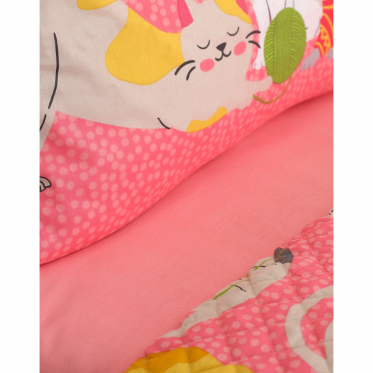 Karaca Home Young Cats %100 Pamuk Tek Kişilik Complete Takım