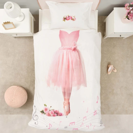Karaca Home Young Ballerina %100 Pamuk Tek Kişilik Nevresim Takımı