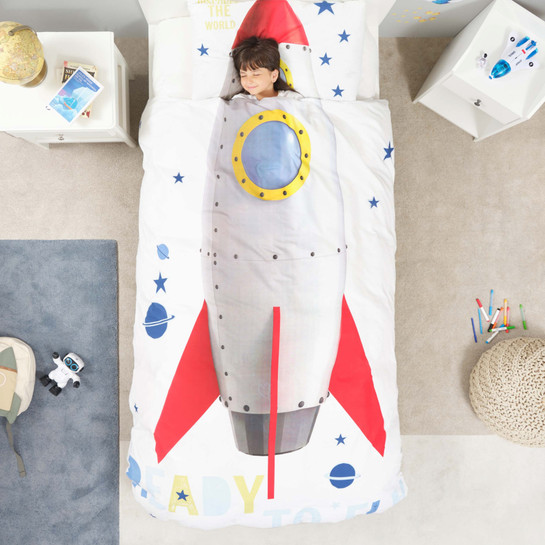 Karaca Home Young Rocket %100 Pamuk Tek Kişilik Nevresim Takımı