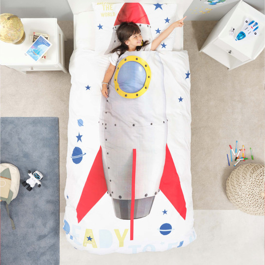 Karaca Home Young Rocket %100 Pamuk Tek Kişilik Nevresim Takımı
