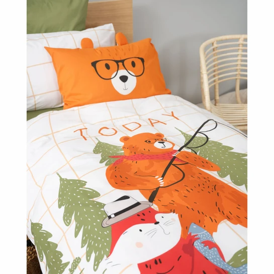 Karaca Home Young Wild Friends %100 Pamuk Tek Kişilik Nevresim Takımı
