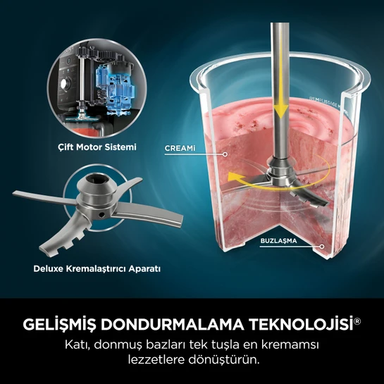 Ninja Creami Deluxe 10 in 1 Dondurma ve Frozen Makinesi