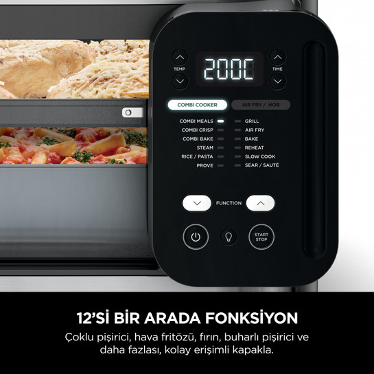 Ninja Combi All in One Multicooker Fırın ve Az Yağlı Pişirici Airfryer 12,5 L