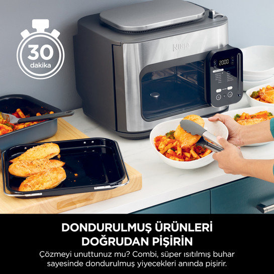 Ninja Combi All in One Multicooker Fırın ve Az Yağlı Pişirici Airfryer 12,5 L