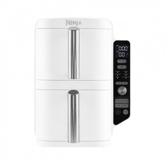 Ninja Double Stack Çift Hazneli XL Air Fryer Beyaz 9.5L 