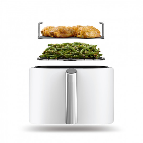 Ninja Double Stack Çift Hazneli XL Air Fryer Beyaz 9.5L 