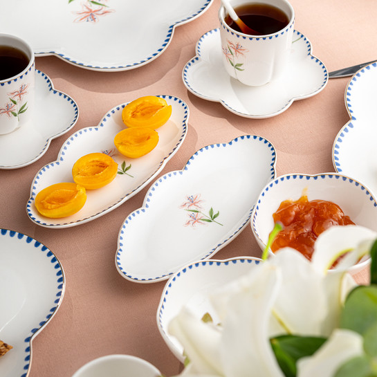 Emsan Lilium Porselen 32 Parça 6 Kişilik Kahvaltı/Servis Takımı
