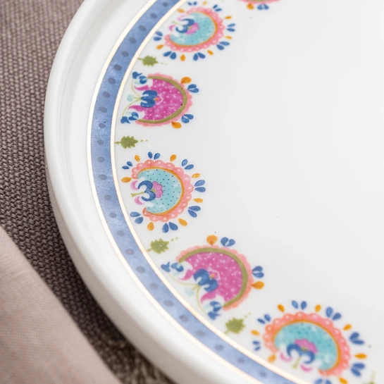 Emsan Ethnic Pink Porselen 32 Parça 6 Kişilik Kahvaltı/Servis Takımı