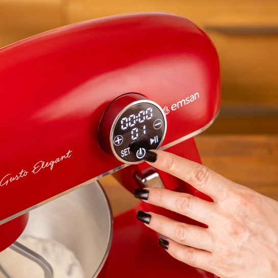 Emsan Bella Gusto Elegant Stand Mikser Kırmızı