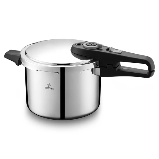Emsan Fast Cooker Çift Emniyetli Düdüklü Tencere 6 Lt