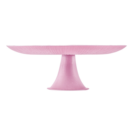 Emsan Pastel 7 Parça Cam Pasta / Tatlı Seti Pembe