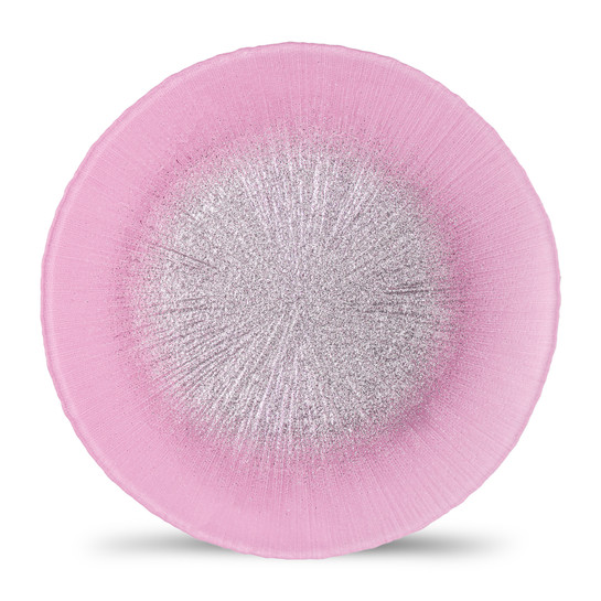 Emsan Pastel 7 Parça Cam Pasta / Tatlı Seti Pembe